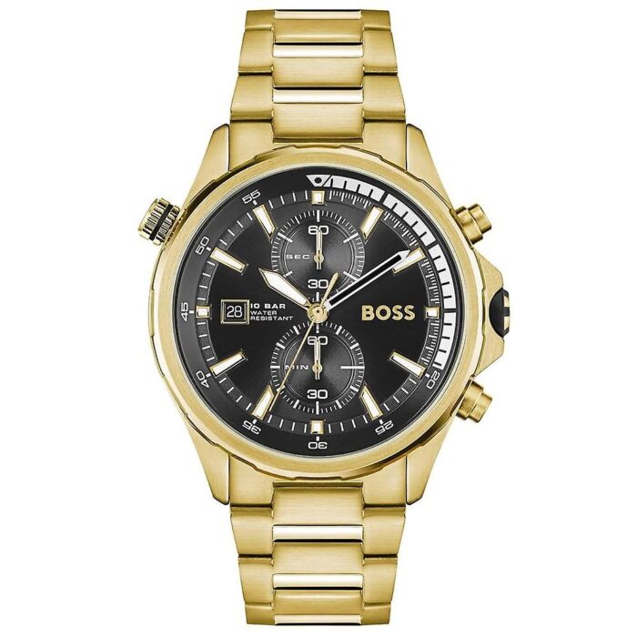 Hugo Boss Men's Chronograph Gold-Tone Stainless Steel Watch - 1513932 - Image 2